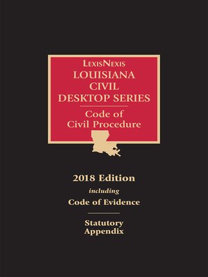 cover image of LexisNexis Louisiana Civil Desktop Series